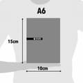 Miniatyrbillede 3 af 3: Notesblokken ENRI Hvid A6 80 Ark 4 mm (10 enheder)