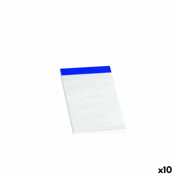 Notesblokken ENRI Hvid A6 80 Ark (10 enheder)