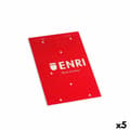 Miniatyrbillede 1 af 3: Papirpose ENRI Rød A5 80 Ark 4 mm (5 enheder)