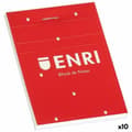 Miniatyrbillede 1 af 3: Notesblokken ENRI Rød A7 80 Ark (10 enheder)