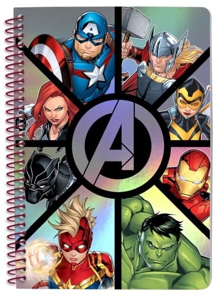Anteckningsbok 140-sidor A5 - Avengers