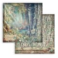Miniatyrbild 3 av 4: Scrapbookingpapper - STAMPERIA - Magic Forest - Set med 10 ark - 20,3x20,3 cm - Blandat