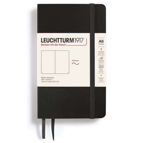 LT NOTEBOOK A6 Soft Plain Black
