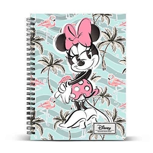 MINNIE MOUSE TROPIC-A5 NOTEBOK RASTER PAPPER, TURKOS KARACTERMANI