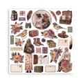 Miniatyrbild 3 av 4: Set med 10 ark scrapbookingpapper 'Our Way' från Stamperia (30,5x30,5 cm)