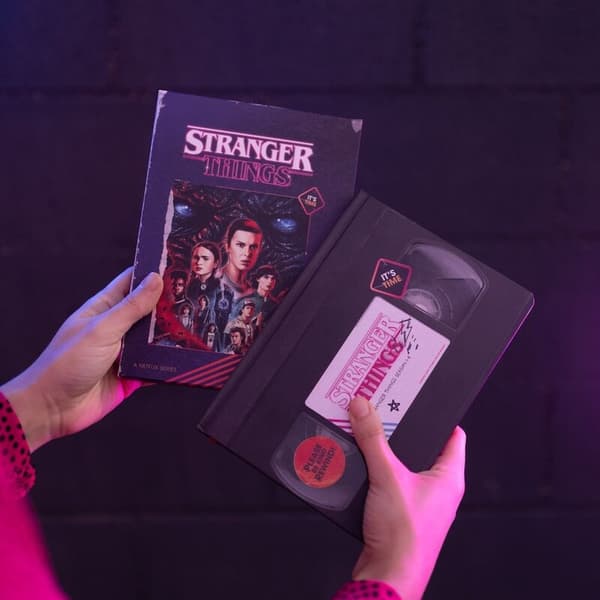 Stranger Things VHS A5 premium notebook