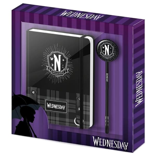 Wednesday diary + pen set