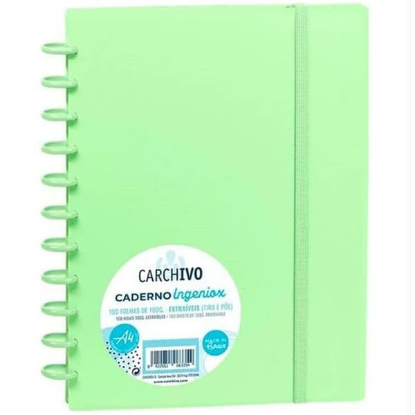 Muistikirja Carchivo Ingeniox Vaaleanvihreä A4