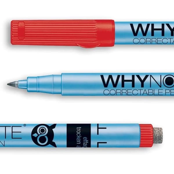 Stylo - WhyNote - Röd - Utgörbart - För återanvändbar anteckningsbok - Unisex
