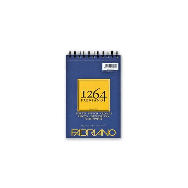 Bloc Papper Skiss 1264 A5 90g Spiral hög 60 ark 14,8x21 cm