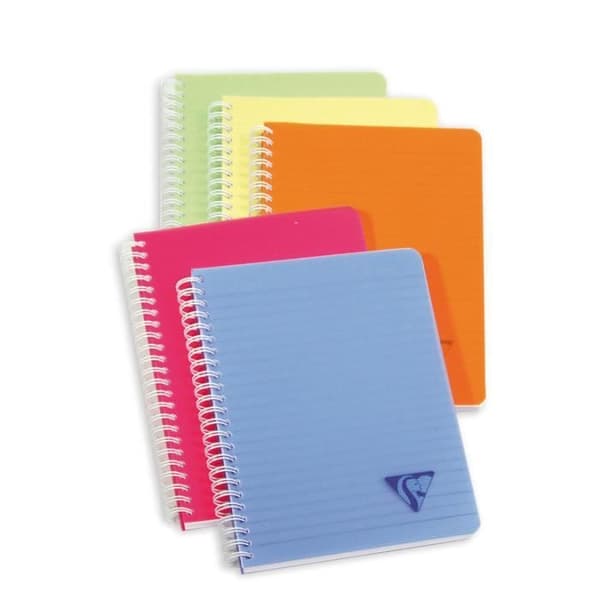 Carnet - CLAIREFONTAINE - Linicolor - 14,8x21 cm - 180 sidor - Assortiment FRESH
