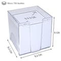 Miniatyrbild 2 av 3: Memoblock - WAYTEX - 931150 - 700 ark - 9 x 9 cm - transparent plaststöd