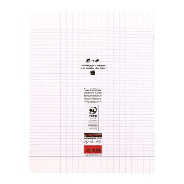 Notebook - Calligrapher - 8000 - 4 index - POLYPRO - 240 x 320 mm - Svart