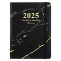 Miniatyrbilde 1 av 2: INF 2025 Marble Diary - Elastisk lukking - A5 størrelse