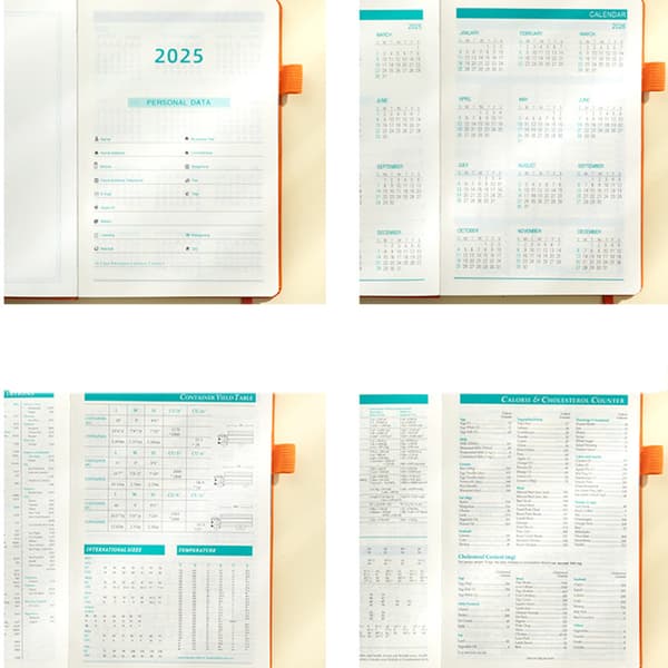 INF 2025 A5 Daily Planner - Sort