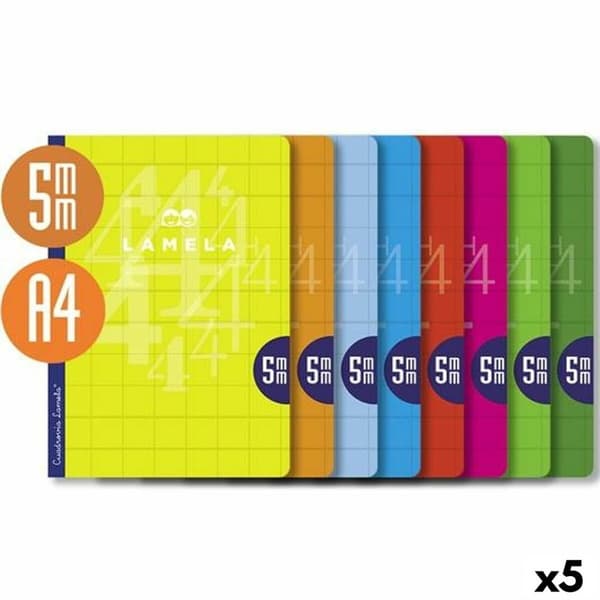 Anteckningsbok Lamela Multicolour A4 (5 antal)