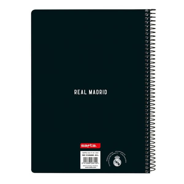 Anteckningsbok Real Madrid C.F. Vit Grå A5 80 Blad