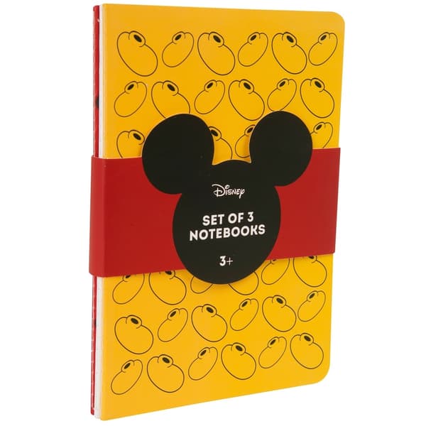 Anteckningsbok 3-pack - Musse Pigg