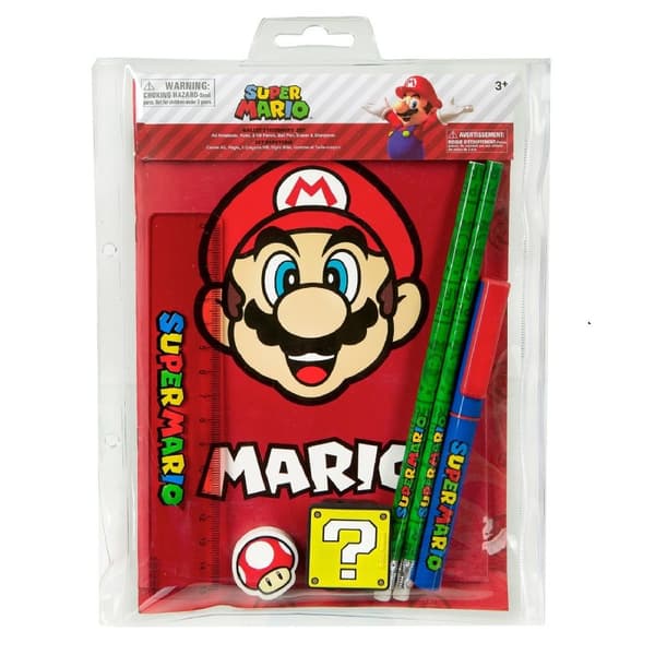 Block- och pennset 7-delar - Super Mario