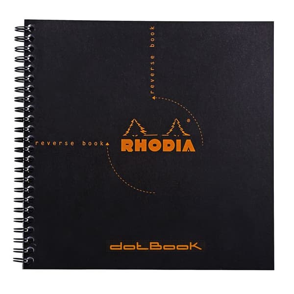 Helt inbunden anteckningsbok 160 sidor Rhodia Classic