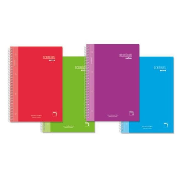 Notesbog Pacsa Premium Extra Multifarvet Din A4 80 Ark 21,5 x 31,5 cm 4 Dele