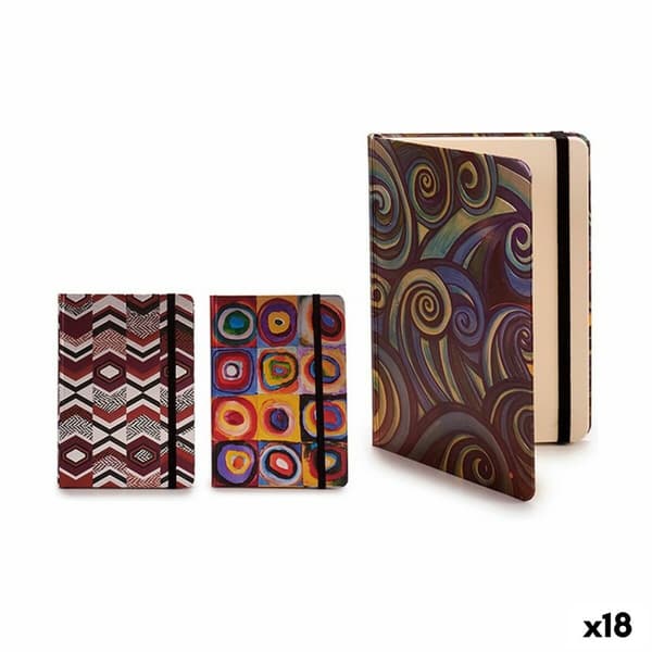 Notesblokken Pincello 18147-B6 B6 100 Ark 12,5 x 1,5 x 17,5 cm Former (18 enheder)