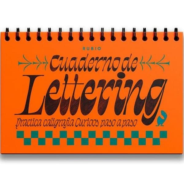 Writing and calligraphy notebook Rubio Lettering Curioos 30,4 x 20,4 cm 212 Ark