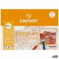 Miniatyrbillede 1 af 2: Tegneblok Canson Basik 10 Ark (20 enheder)