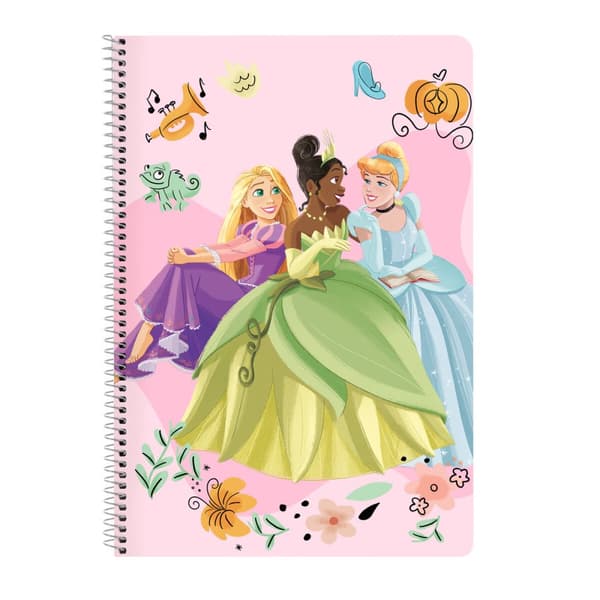 Muistikirja Disney Princess Magical Beige Pinkki A4 80 Levyt