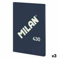 Miniatyrbillede 1 af 6: Notesbog Milan 430 Blå A4 48 Ark 21 x 29,7 cm (3 enheder)