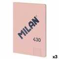 Pikkukuva 1 / 6: Muistikirja Milan 430 Pinkki A4 48 Levyt 21 x 29,7 cm (3 osaa)