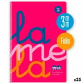 Pikkukuva 1 / 2: Muistikirja Lamela Cuadrovía Pinkki Fluoresoiva Din A4 80 Levyt 21,5 x 31,5 cm 5 Kappaletta (25 osaa)