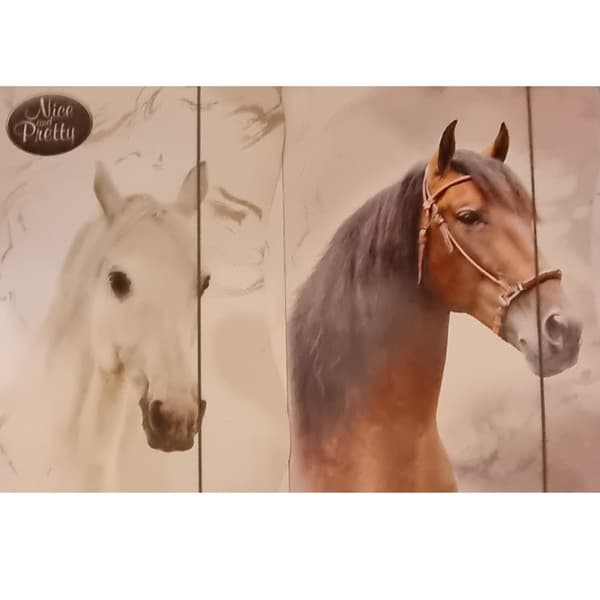 Mapp med snodd 2-pack - Häst