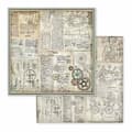 Miniatyrbild 2 av 3: Set med 22 ark "Fantastic Voyages" scrapbookingpapper från Stamperia (30,5x30,5 cm)