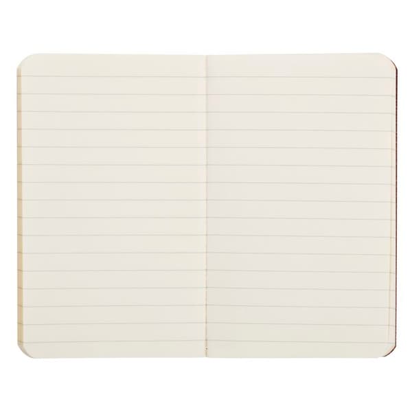 Fodrad sydd anteckningsbok, 48 sidor elfenbenspapper, mjuk pärm Rhodia Botanique