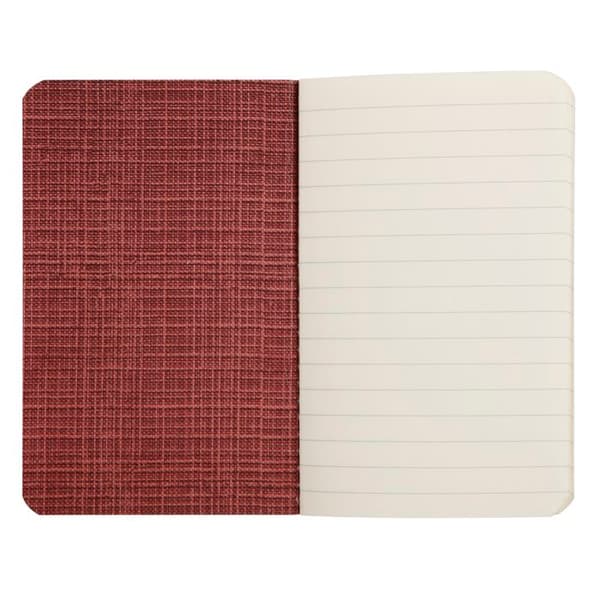 Fodrad sydd anteckningsbok, 48 sidor elfenbenspapper, mjuk pärm Rhodia Botanique