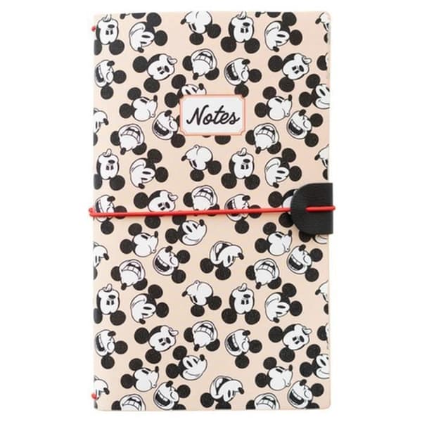 Notebook - GRUPO ERIK - Disney Musse Pigg - Syntetläder - Polyuretan - 12x19,6cm - Blandat