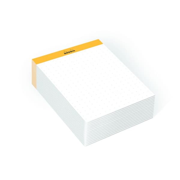 Blocnot - Rhodia - Memo N°13 - 240 ark - Vit - Blandat