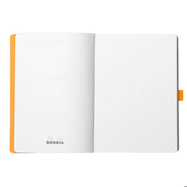 Soft dot notebook 240 A5-sidor med vitt Rhodia målbokspapper
