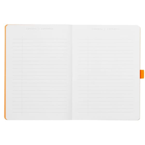 Soft dot notebook 240 A5-sidor med vitt Rhodia målbokspapper