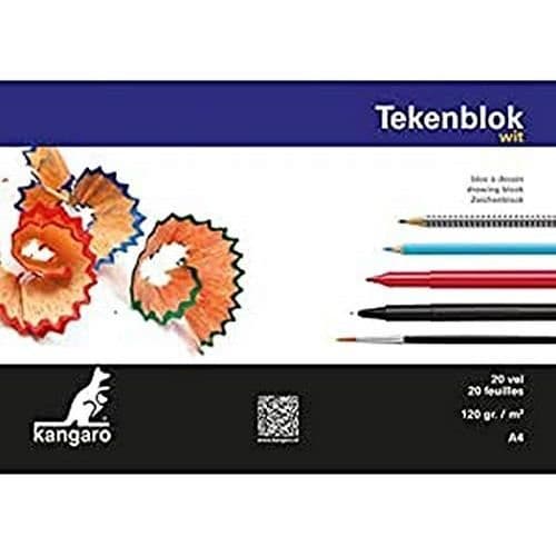 Kangaro Ritblock 120 g 210 x 297 mm 20 ark
