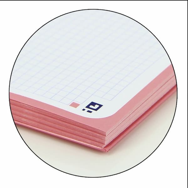 Notesbog Oxford European Book Lyserød A4 A4+ 80 Ark 5 Dele