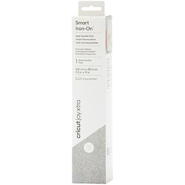 Vinylrulle - CRICUT - Joy Xtra - 24,1 cm x 48,3 cm - Silver - Mikroplastfri