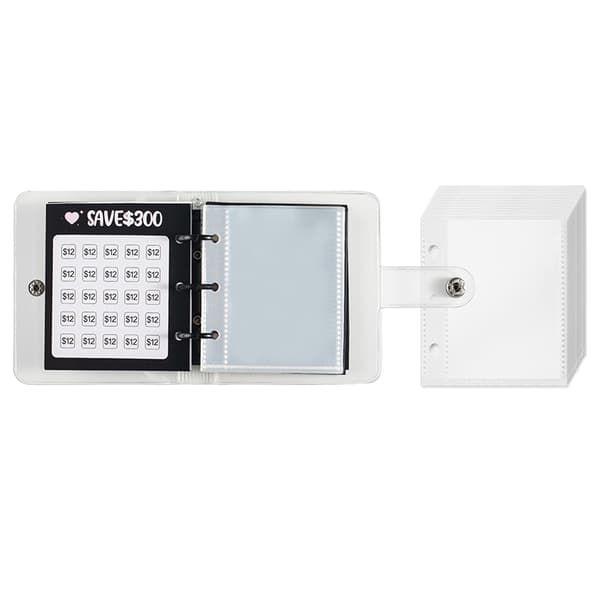 INF Money Saving Challenge Binder - Mini Cash Konvolut System - $300 mål
