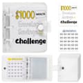 Miniatyrbillede 1 af 8: INF Money Saving Challenge Book - Mini Binder PVC Cash Envelope - $1.000