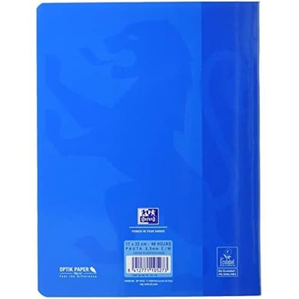 Cahier A5 - OXFORD - 10010 - 48 ark - Reglerad 3,5 - Matchande marginaler