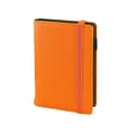 Miniatyrbillede 1 af 2: Orange A4 notesbog med udskiftelig indsats, elastikbånd 41B, 100 gitterark