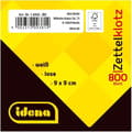 Miniatyrbild 2 av 4: Idena 10442 - Blocknot 9 x 9 cm, 800 lösa ark, vit