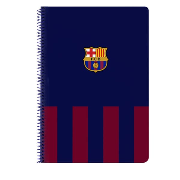 Notesbog F.C. Barcelona 24/25 Rødbrun Marineblå A4 80 Ark