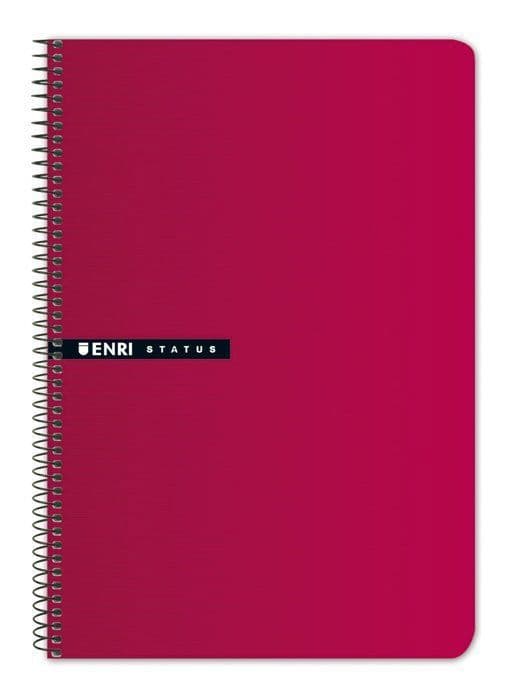 Enri Notebook - 100435746 - Notebook 70 gr Röd (5 enheter)
